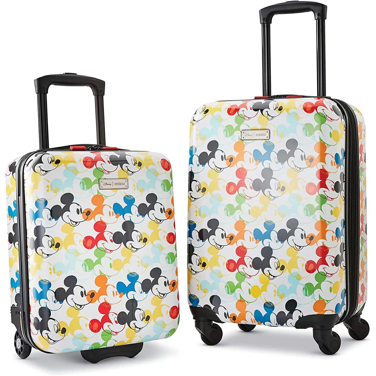 American Tourister Disney Mickey Mouse Hardside Spinner Luggage Set $99.99 Shipped