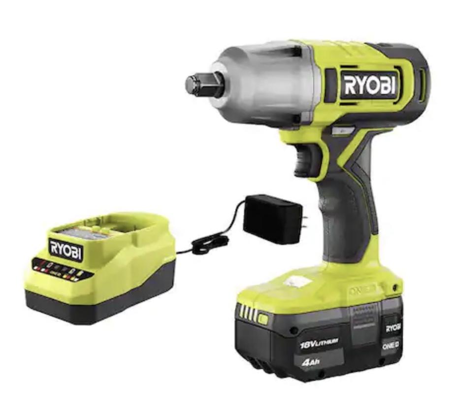 Ryobi One+ 18V Cordless Impact Wrench Kit for $99 Shipped