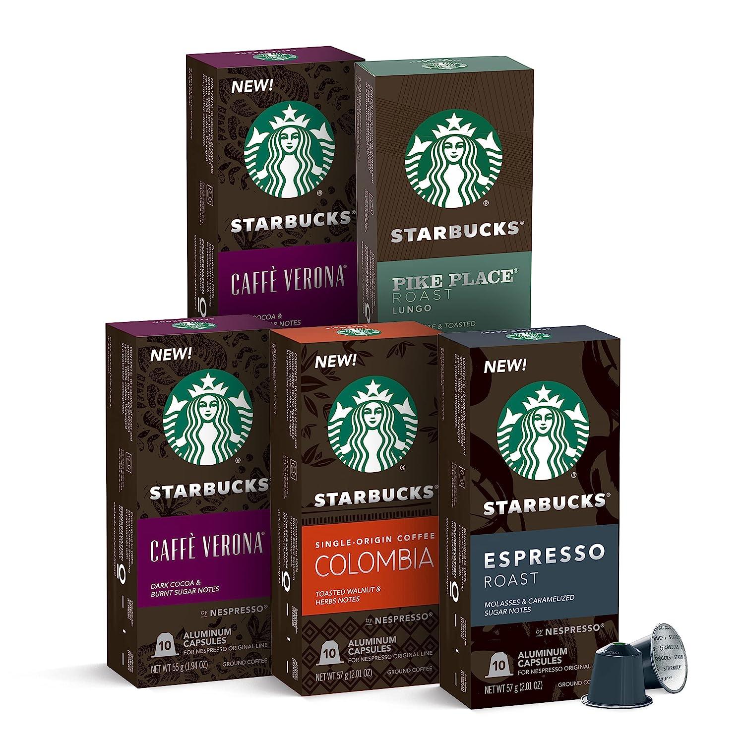 Nespresso Original Line Starbucks Variety Espresso 50 Pack for $25.79 Shipped