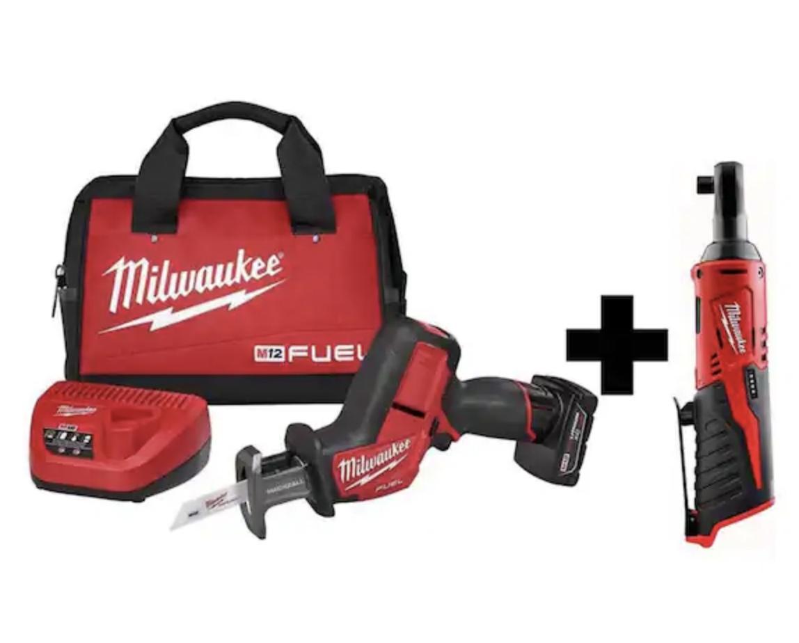 Milwaukee M12 FUEL 12V Brushless Cordless Reciprocating Saw Kit for $149 Shipped