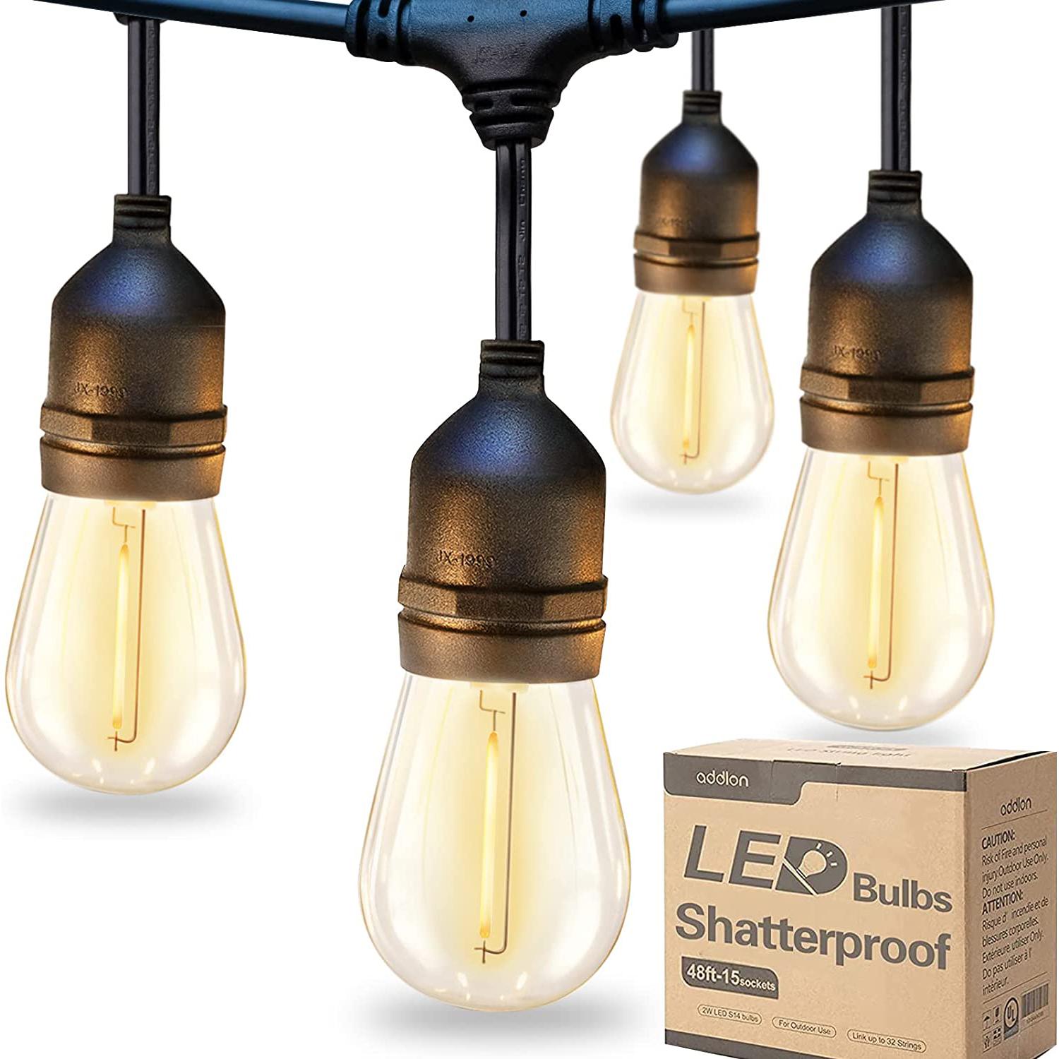 addlon Outdoor LED String Lights for $23.99 Shipped