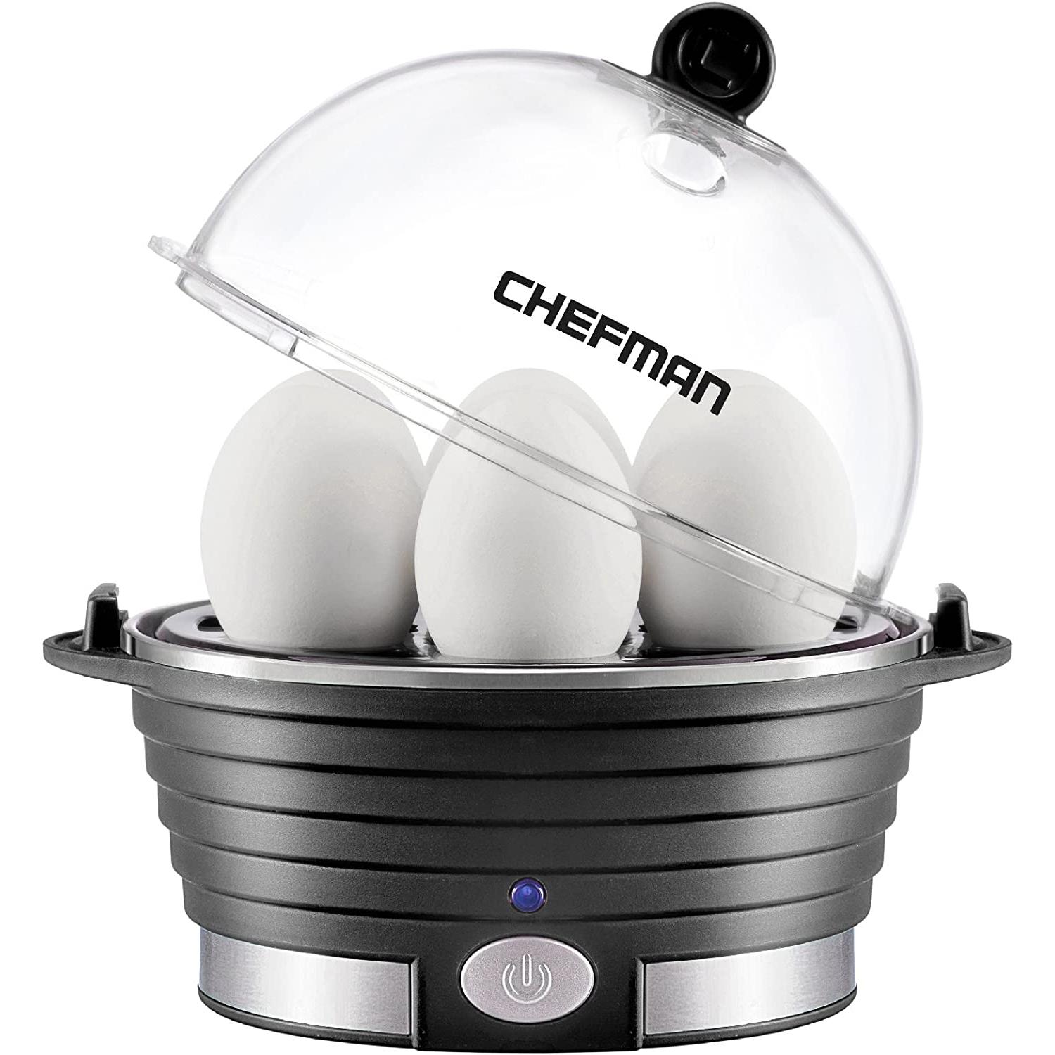 Chefman Electric Egg-Maker Rapid Steaming Cooking System for $9.57