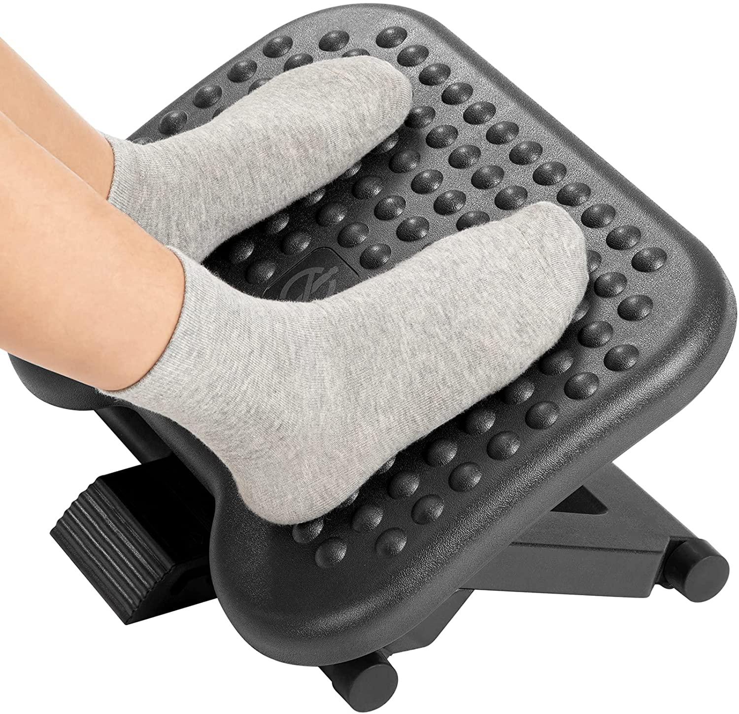 Huanuo Adjustable Under Desk Footrest for $13.59 Shipped