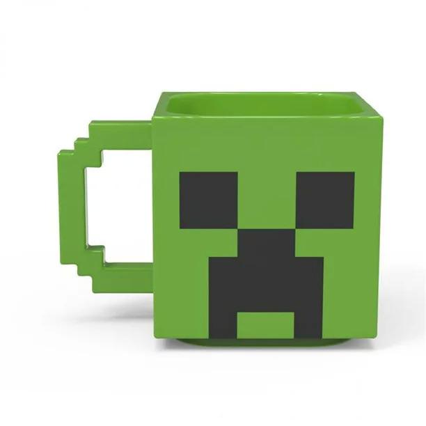 Minecraft Creeper Sculpted Ceramic Mug for $7.96