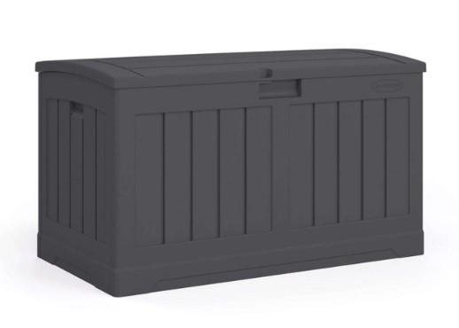 Suncast Peppercorn Plastic Deck Storage Box 50 Gallon for $79.99