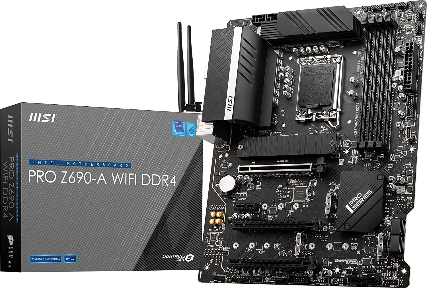 MSI PRO Z690-A Wifi ATX 12th Gen Intel Motherboard for $122.99 Shipped