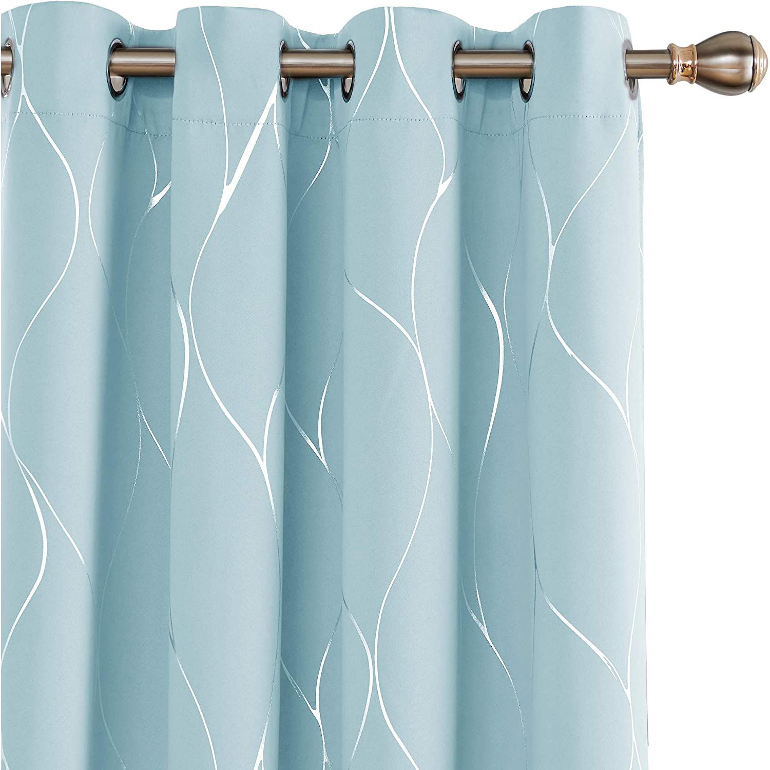 Deconovo Grommet Top Blackout Curtains 2 Pack from $8.40