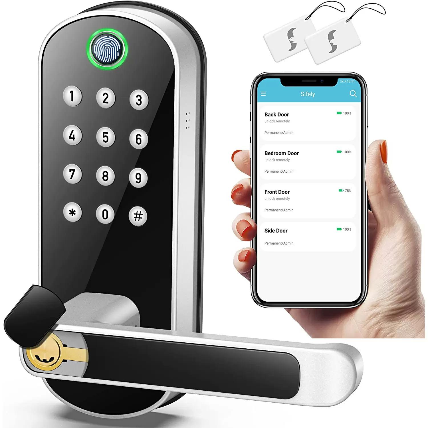 Sifely Keyless Entry Smart Door Lock for $78.79 Shipped