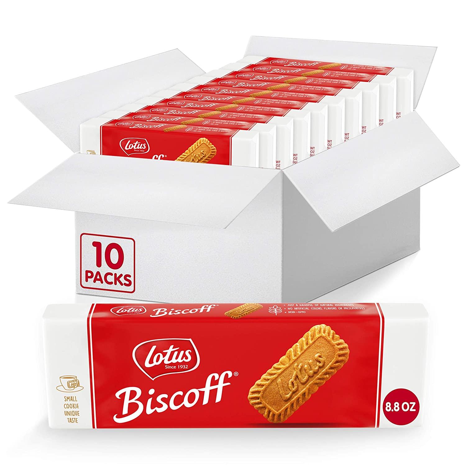 Lotus Biscoff Caramelized Biscuit Cookies 10 Pack for $15.42 Shipped