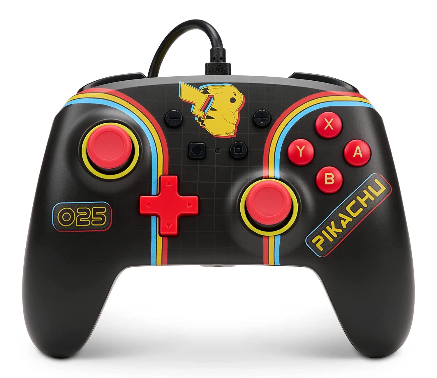 Pokemon Pikachu Arcade PowerA Enhanced Wired Controller for $17.99