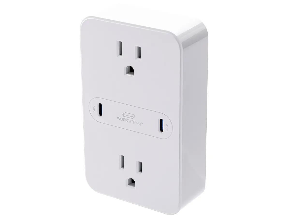 Monoprice 2-Outlet Wall Tap Power Strip with USB-C for $15.86 Shipped