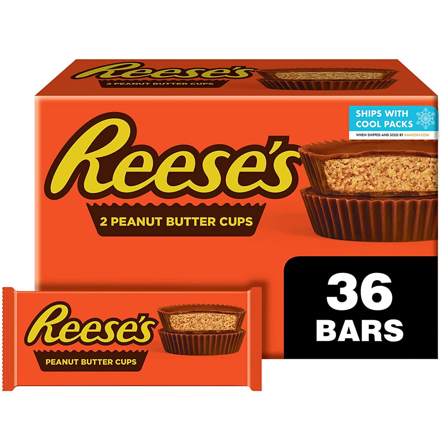 Reeses Milk Chocolate Peanut Butter Cup 36 Pack for $19.12 Shipped