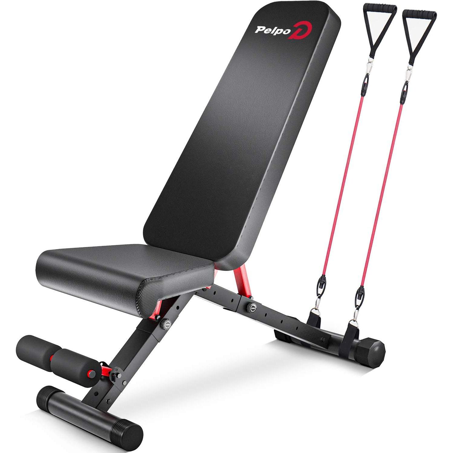 Pelpo Adjustable Folding Weight Bench for $64.99 Shipped