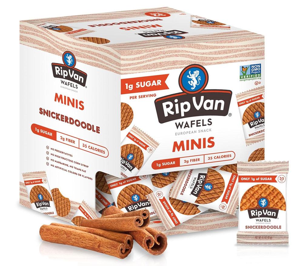 Rip Van Wafels Minis Stroopwafels 32 Pack for $7.99 Shipped