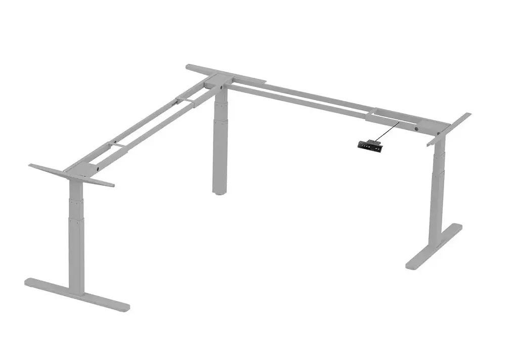 Monoprice Triple-Motor Adjustable L-Shaped Corner Desk Frame for $270.94 Shipped