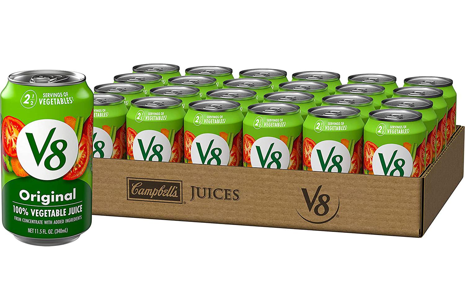 V8 Vegetable Juice Cans 24 Pack for $9.44