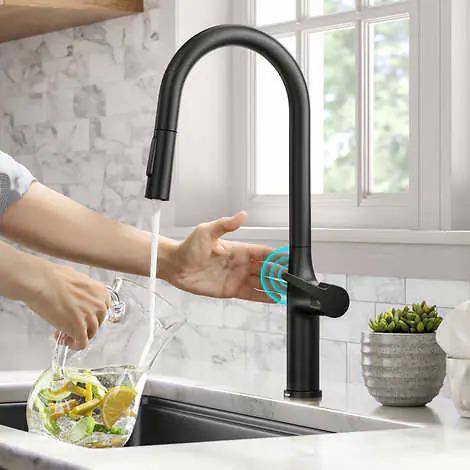 Kraus Tall Modern Single-Handle Touch Kitchen Sink Faucet for $129.99 Shipped