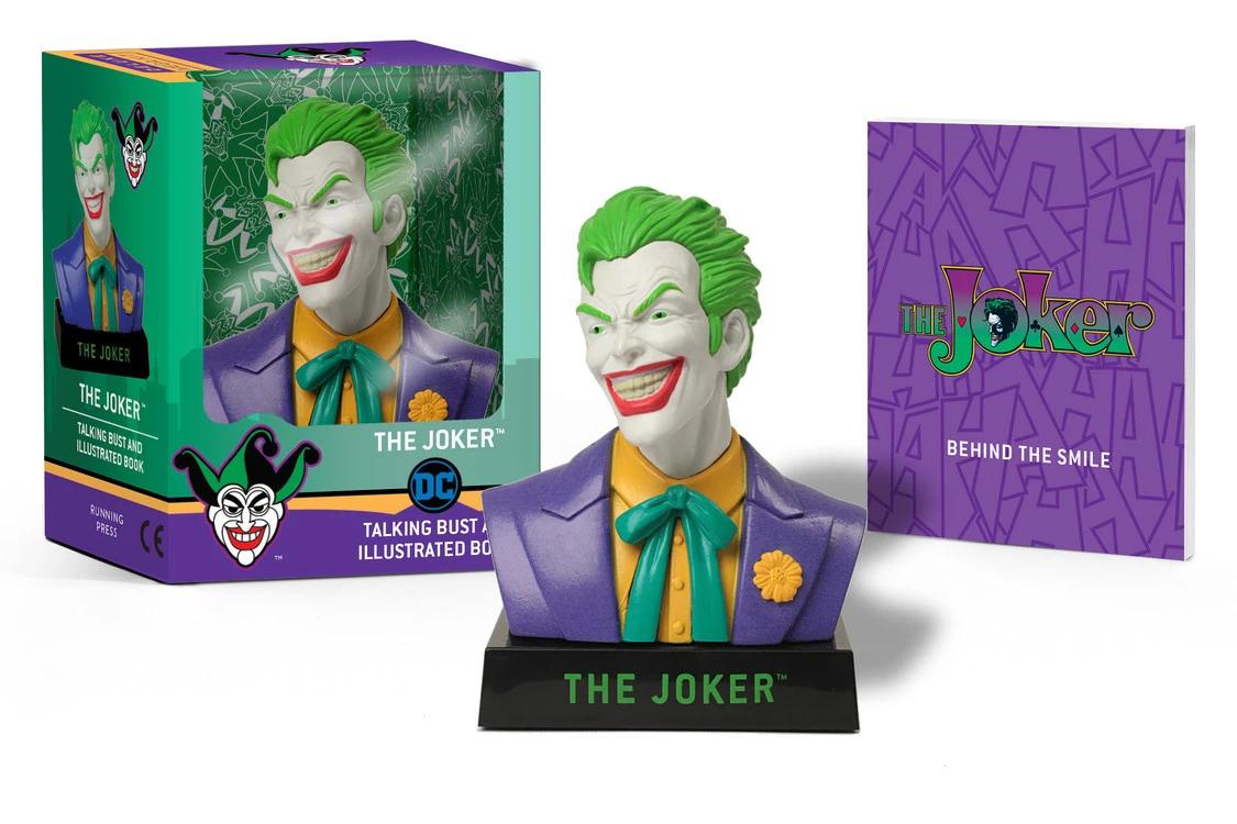 The Joker Talking Bust and Illustrated Book RP Minis for $5