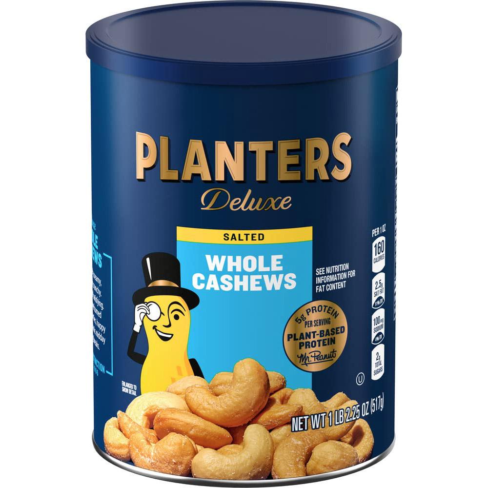 Planters Deluxe Whole Cashews with Sea Salt 18.25oz for $7.58 Shipped