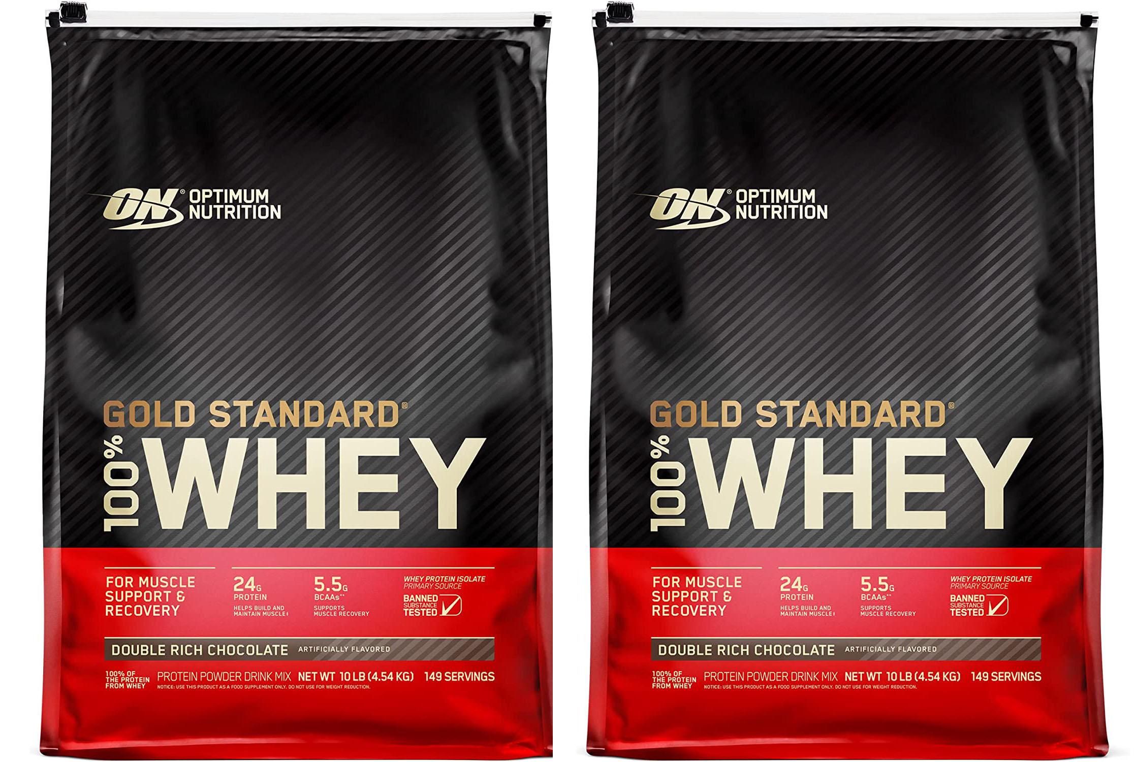 Optimum Nutrition Gold Standard Whey Protein Powder 20lbs for $161 Shipped