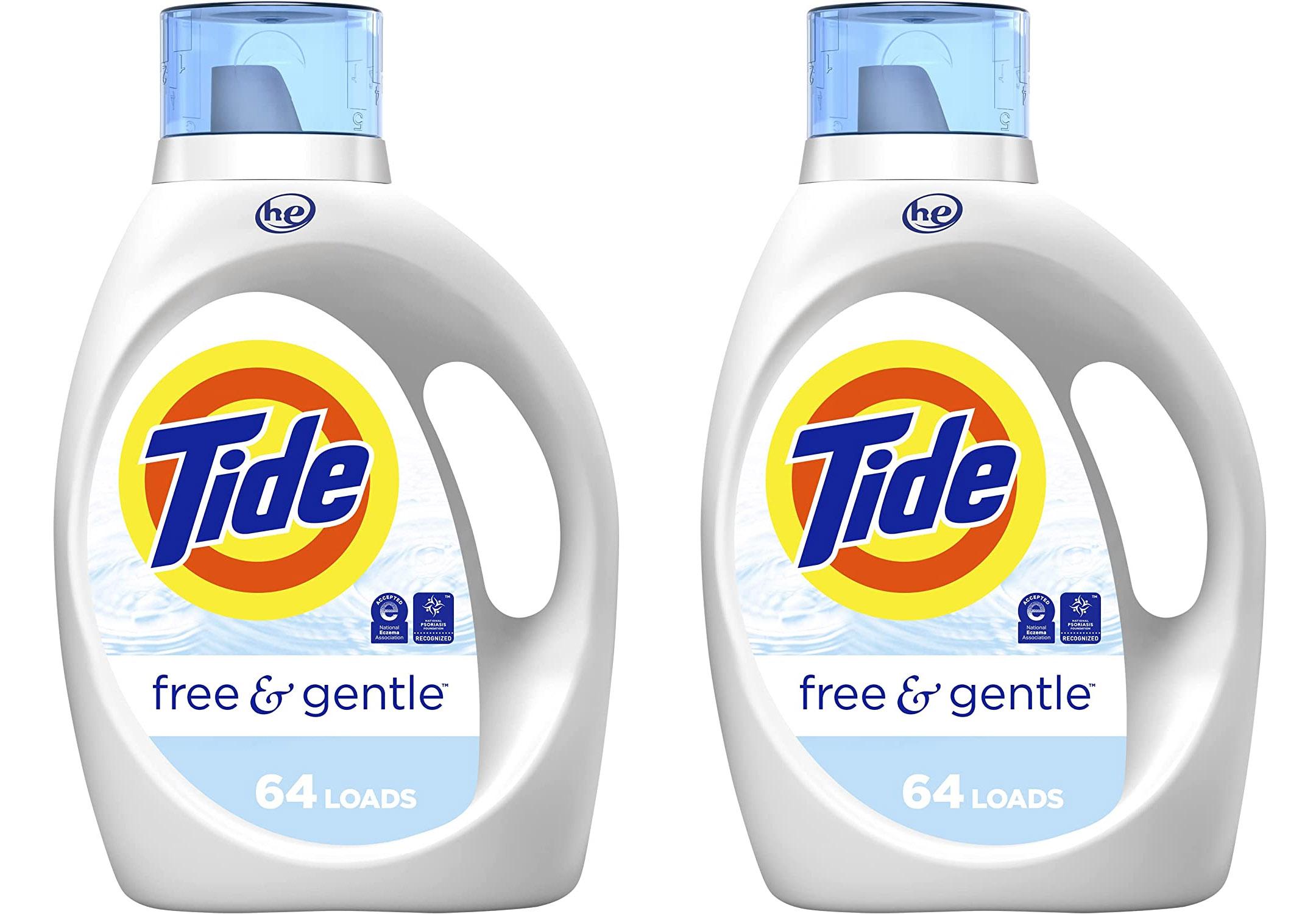 Tide Gentle Liquid Laundry Detergent 2 Pack for $17.74 Shipped