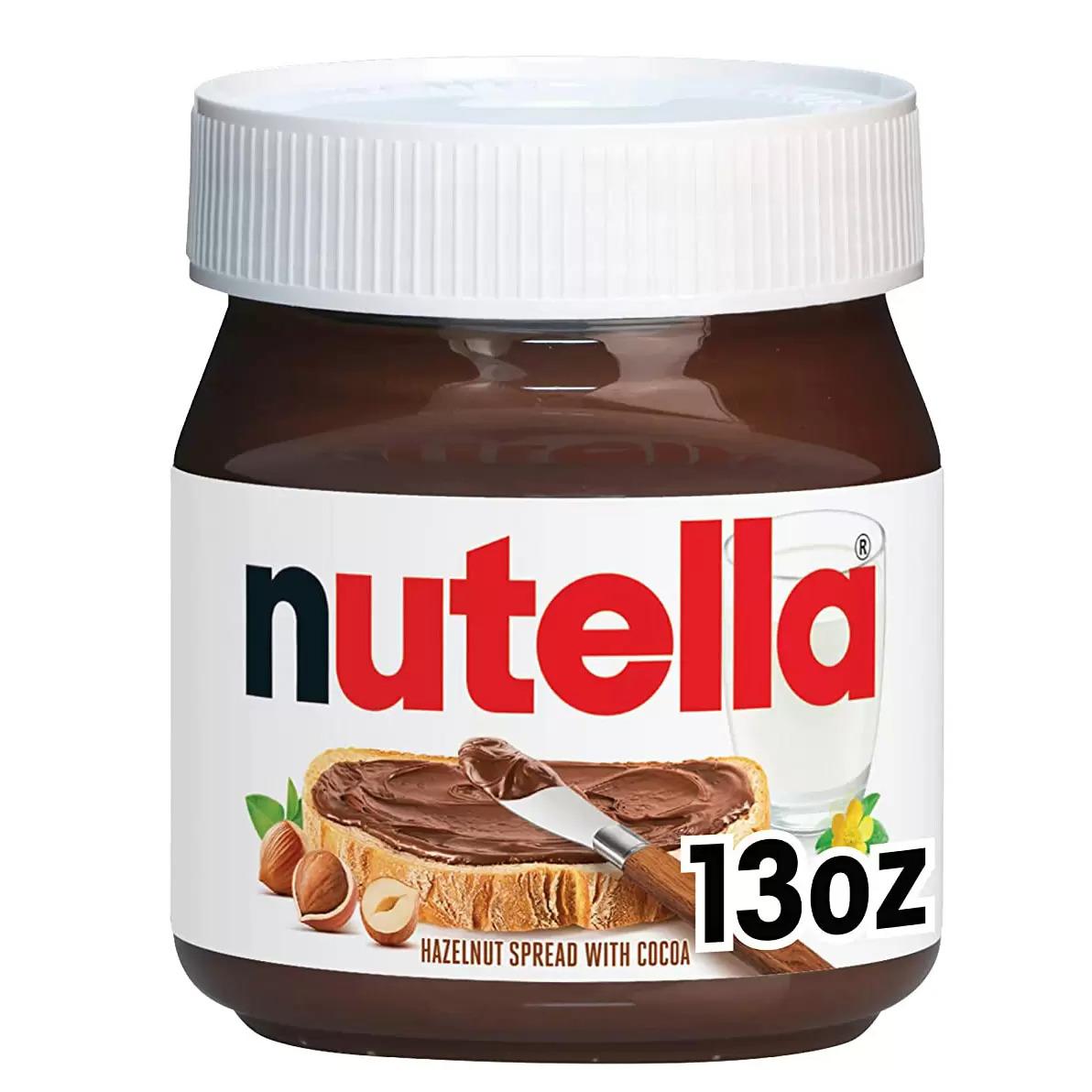 Nutella Hazelnut Spread Jar with Cocoa for $2.73