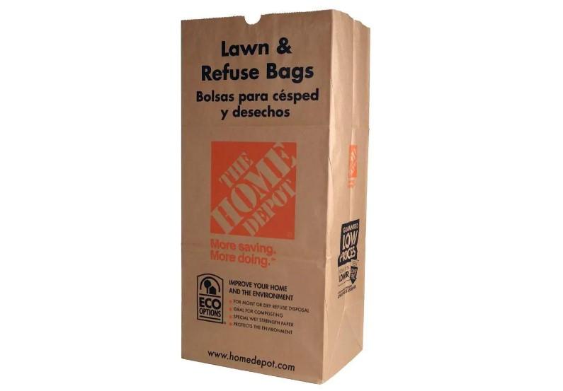 The Home Depot 30-Gallon Paper Lawn and Leaf Bags 5 Pack for $2.67 Shipped