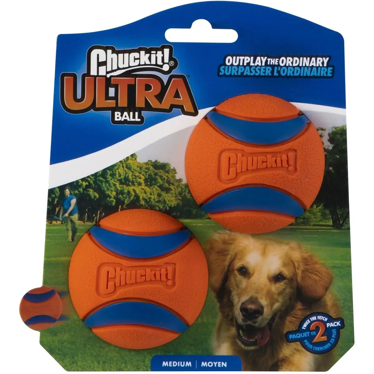 Chuckit Ultra Rubber Ball Tough Dog Toy 12 Pack for $8.81 Shipped