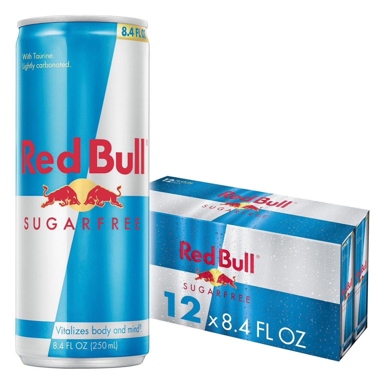 Red Bull Sugarfree Energy Drink 12 Pack for $13.48 Shipped