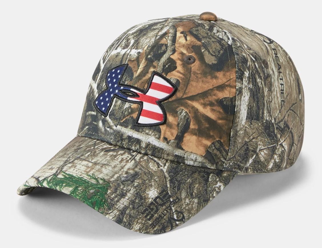 Under Armour Mens UA Camo Big Flag Logo Cap for $10.48 Shipped