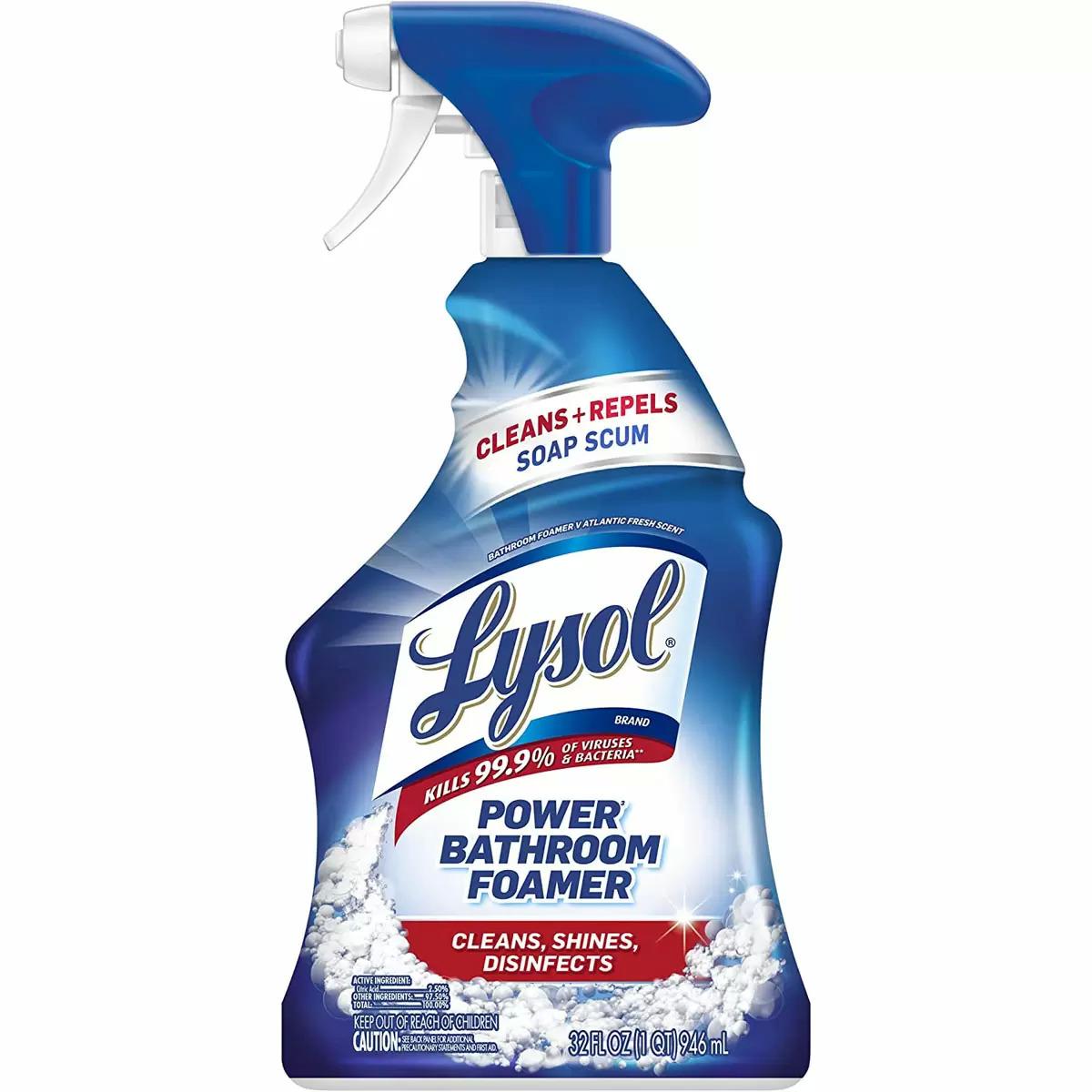 Lysol Power Bathroom Foamer Cleaning Spray for $2.84 Shipped