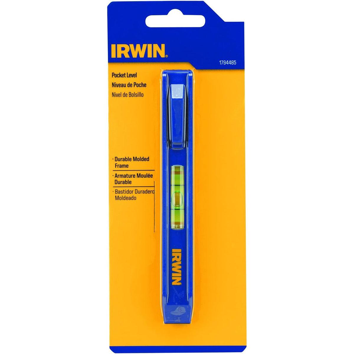 5in Irwin Tools Pocket Level for $3.19