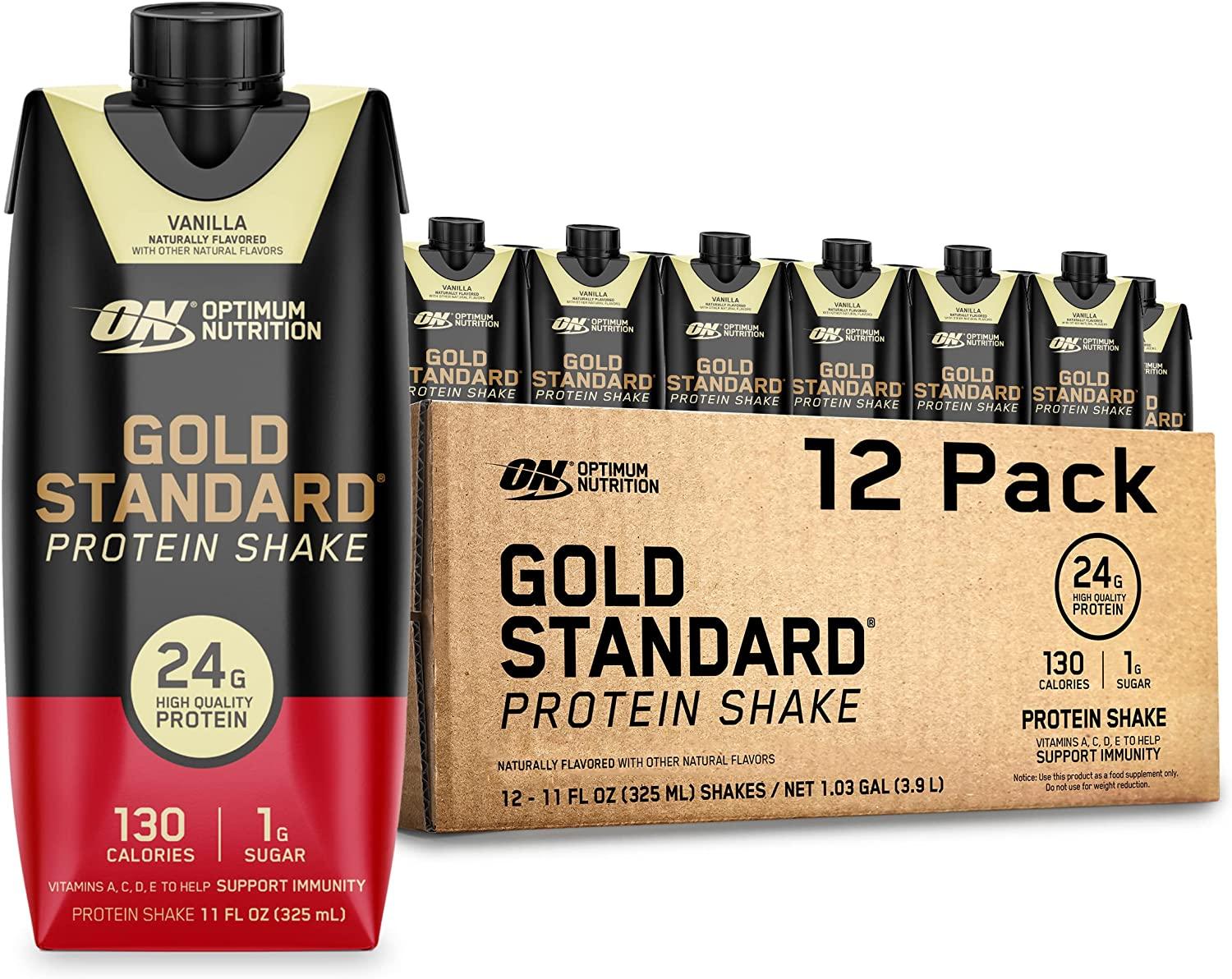 Optimum Nutrition Gold Standard Protein Shake 24 Pack for $24.55 Shipped