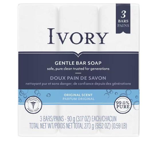 Ivory Soap Bars 6 Pack for $1.68