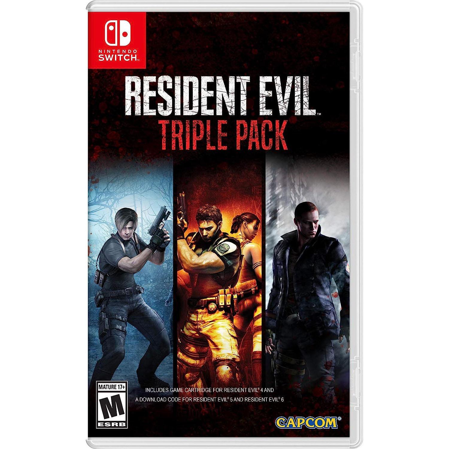 Resident Evil Triple Pack Nintendo Switch for $29.99 Shipped