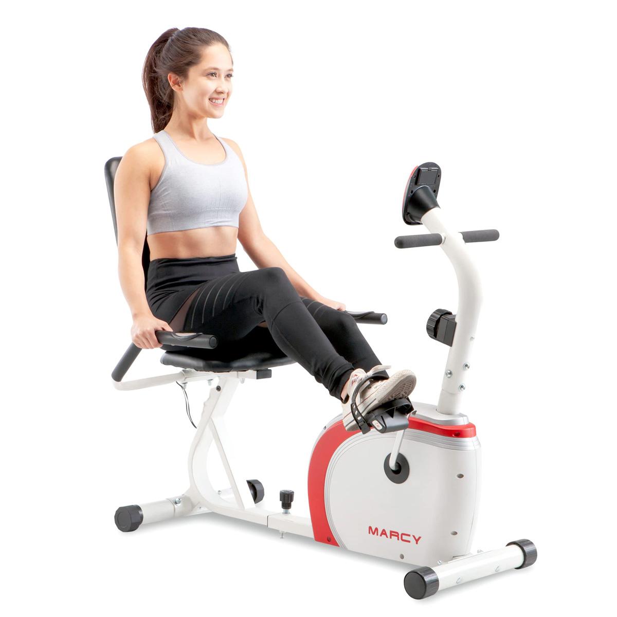 Marcy Recumbent Exercise Bike with Magnetic Resistance for $129.99