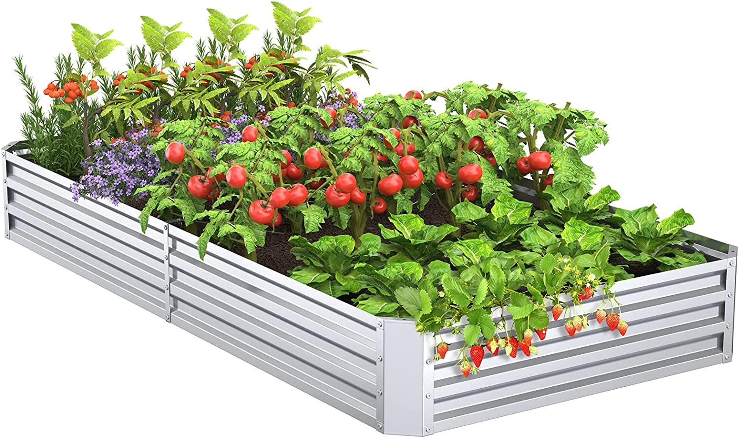 Mr Ironstone Galvanized Steel Raised Garden Bed for $39.98 Shipped