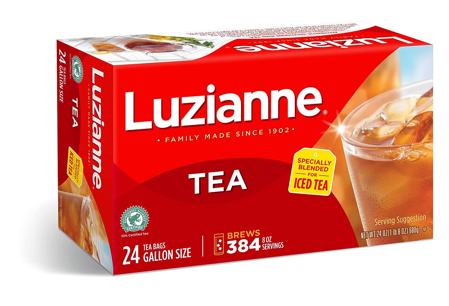 Luzianne Gallon Size Iced Tea Bags 24 Pack for $2.13