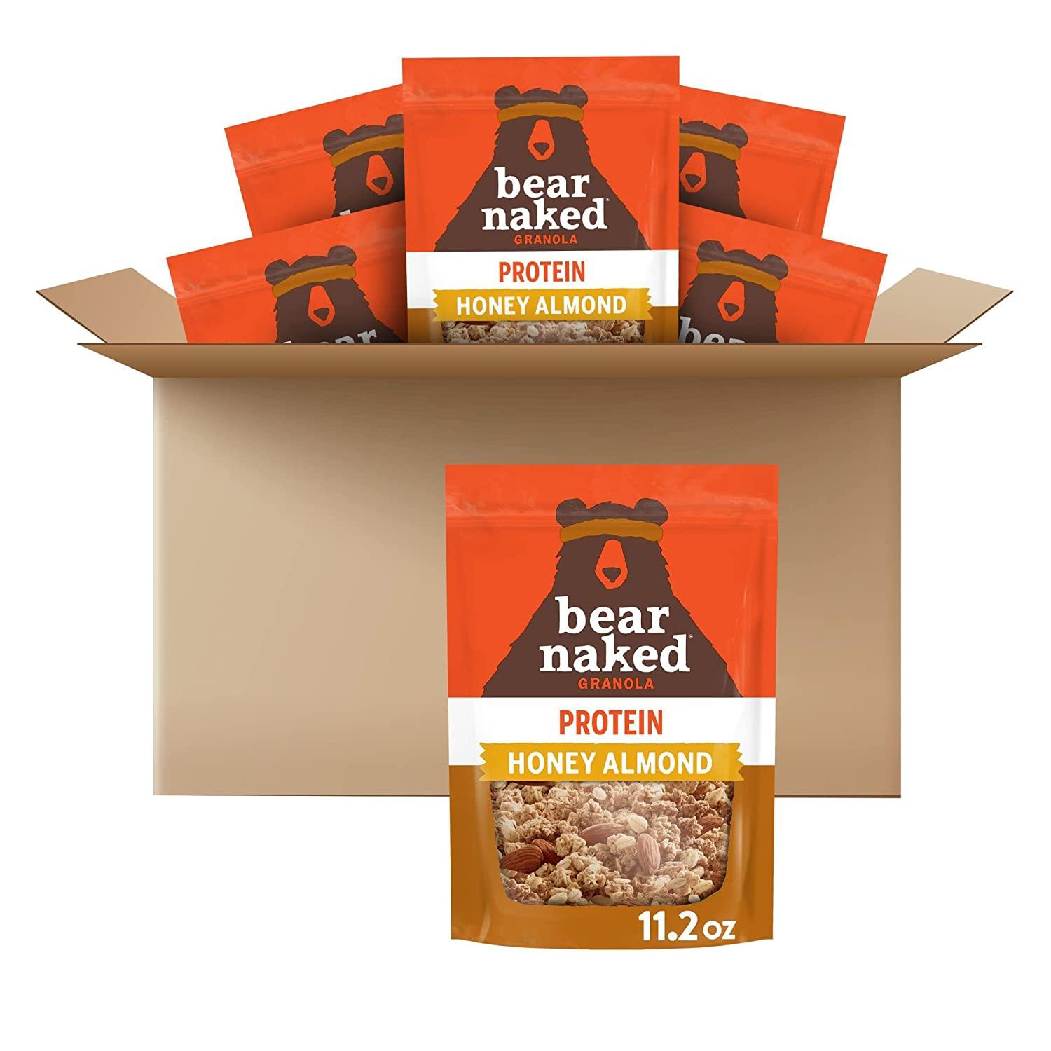 Bear Naked Protein Granola Honey Almond 6 Pack for $15.33 Shipped