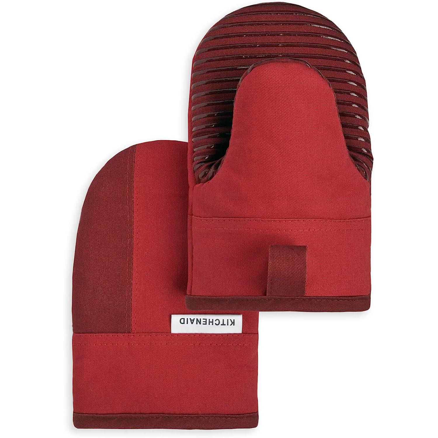 KitchenAid Beacon Two-Tone Non-Slip Mini Oven Mitts for $6.70