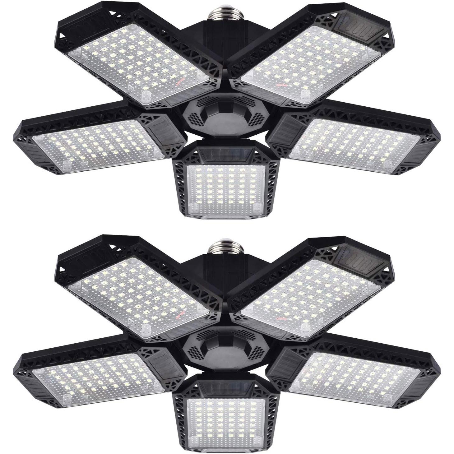 Garage Ceiling Deformable LED Lights 2 Pack for $14.89 Shipped