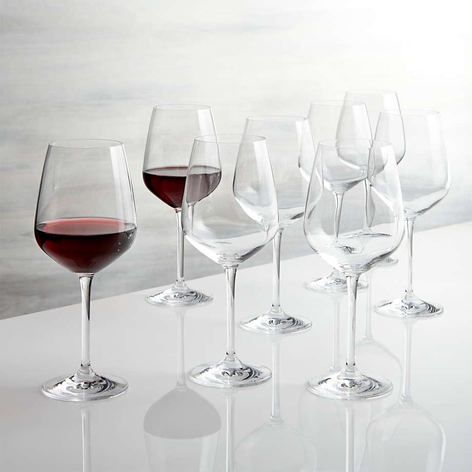 Crate and Barrel Nattie Red Wine Glasses Set of 8 for $22.18 Shipped