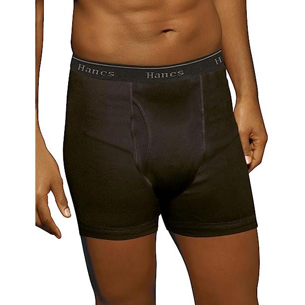 Hanes Ultimate Tagless Boxer Briefs 5 Pack for $15.97