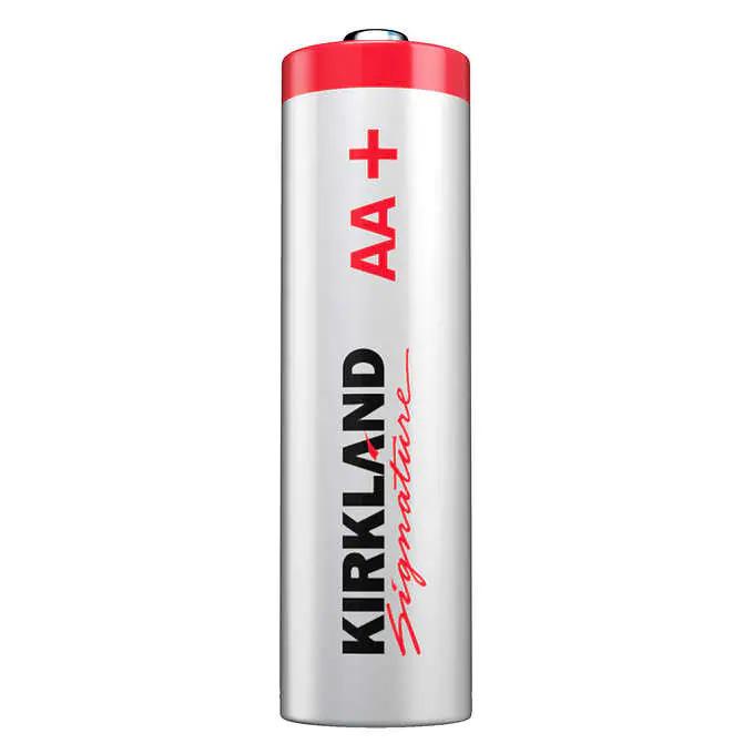 Kirkland Signature AA or AAA Alkaline Batteries 48 Pack for $9.99 Shipped