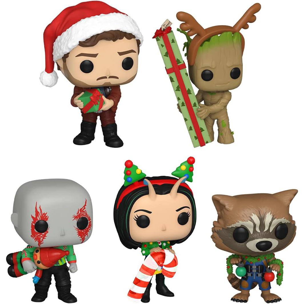 Funko Pop Marvel Holiday Guardians of The Galaxy Vinyl Figures for $9.99