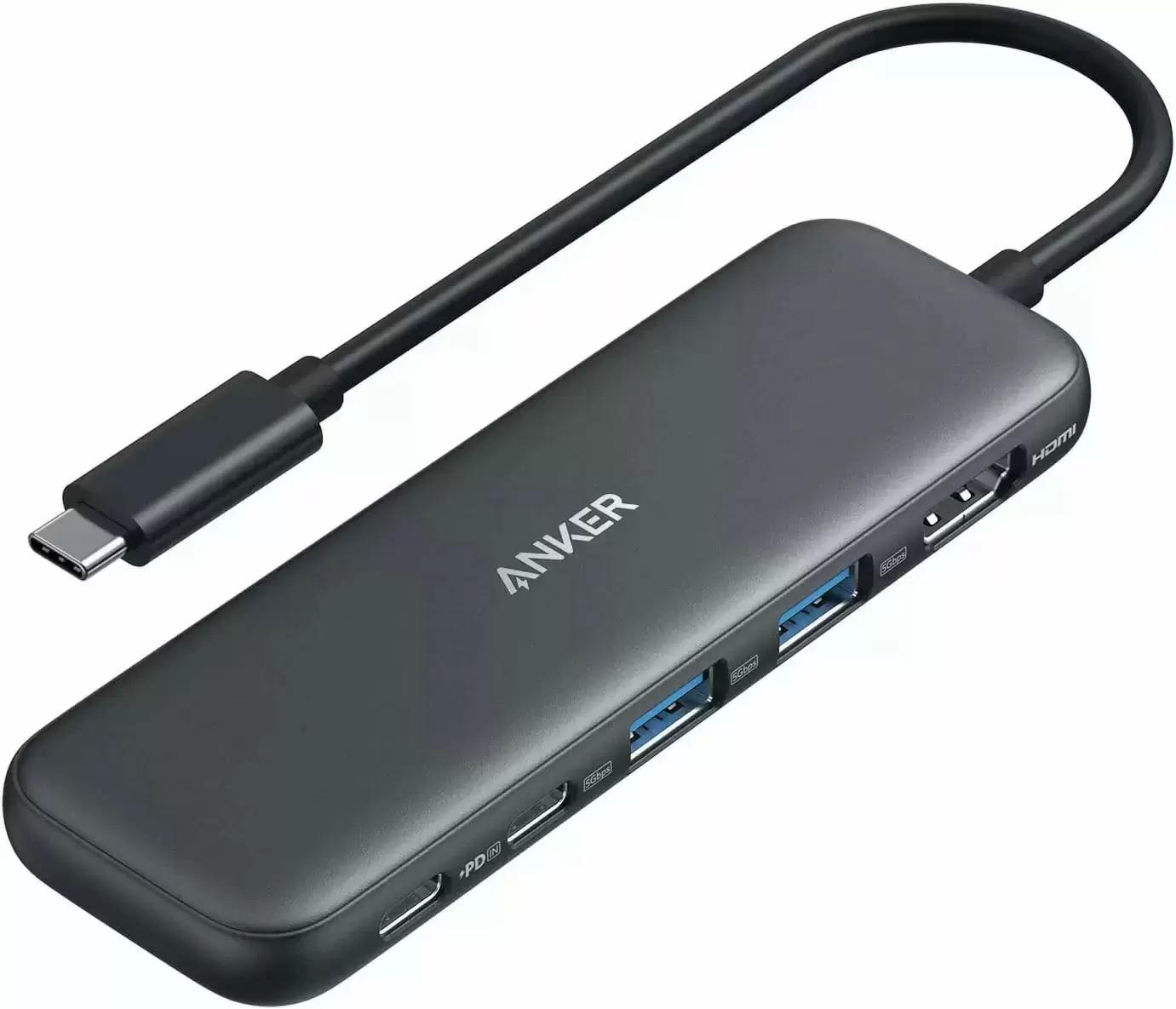 Anker 332 USB-C 5-in-1 Hub with 4K HDMI Display for $15.99