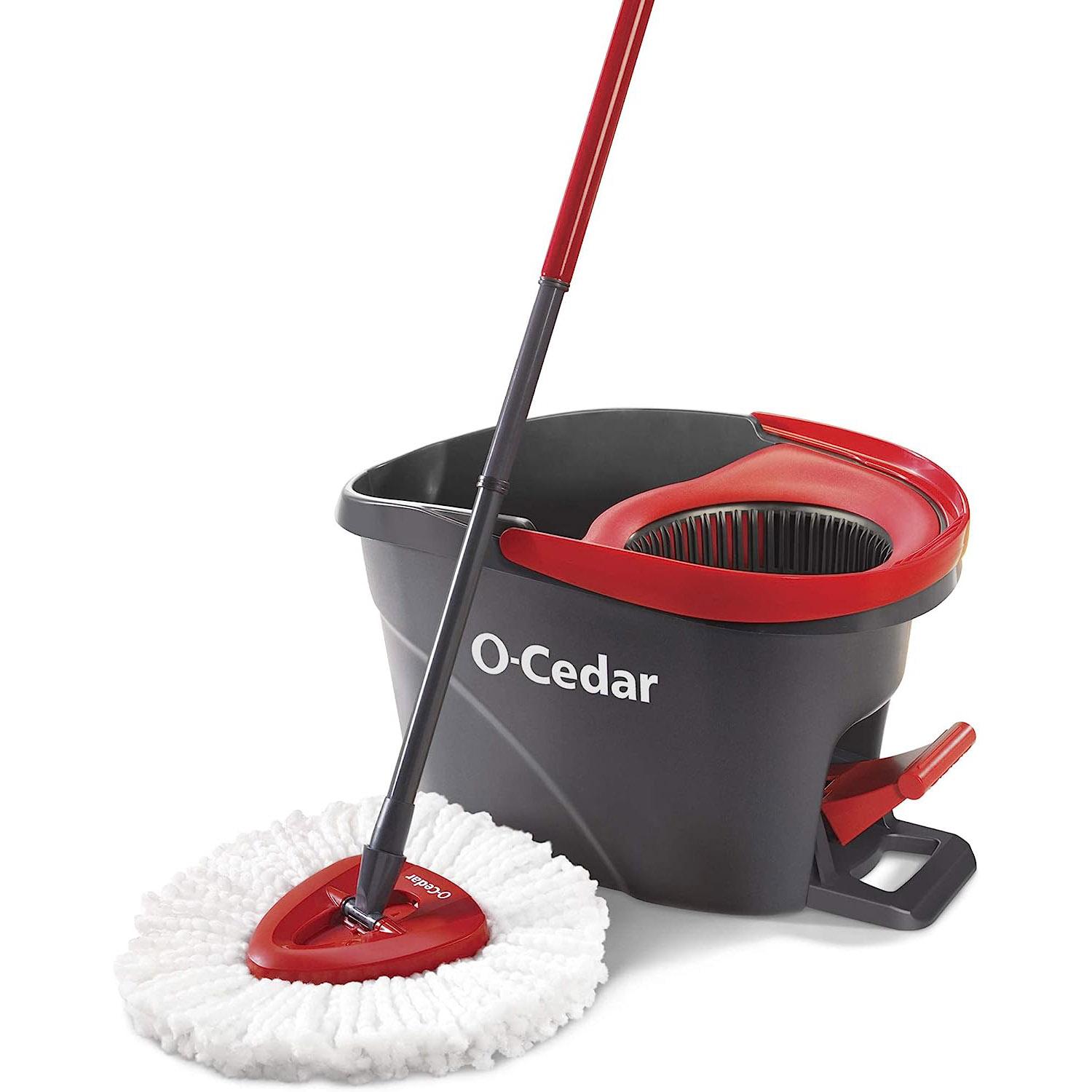 O-Cedar EasyWring Microfiber Spin Mop and Bucket Cleaning System for $27.99 Shipped