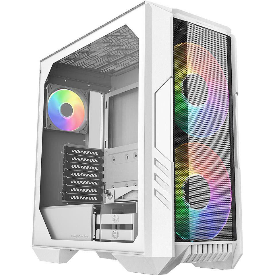 Cooler Master HAF 500 White Steel Tempered Glass ATX Computer Case for $98.08 Shipped