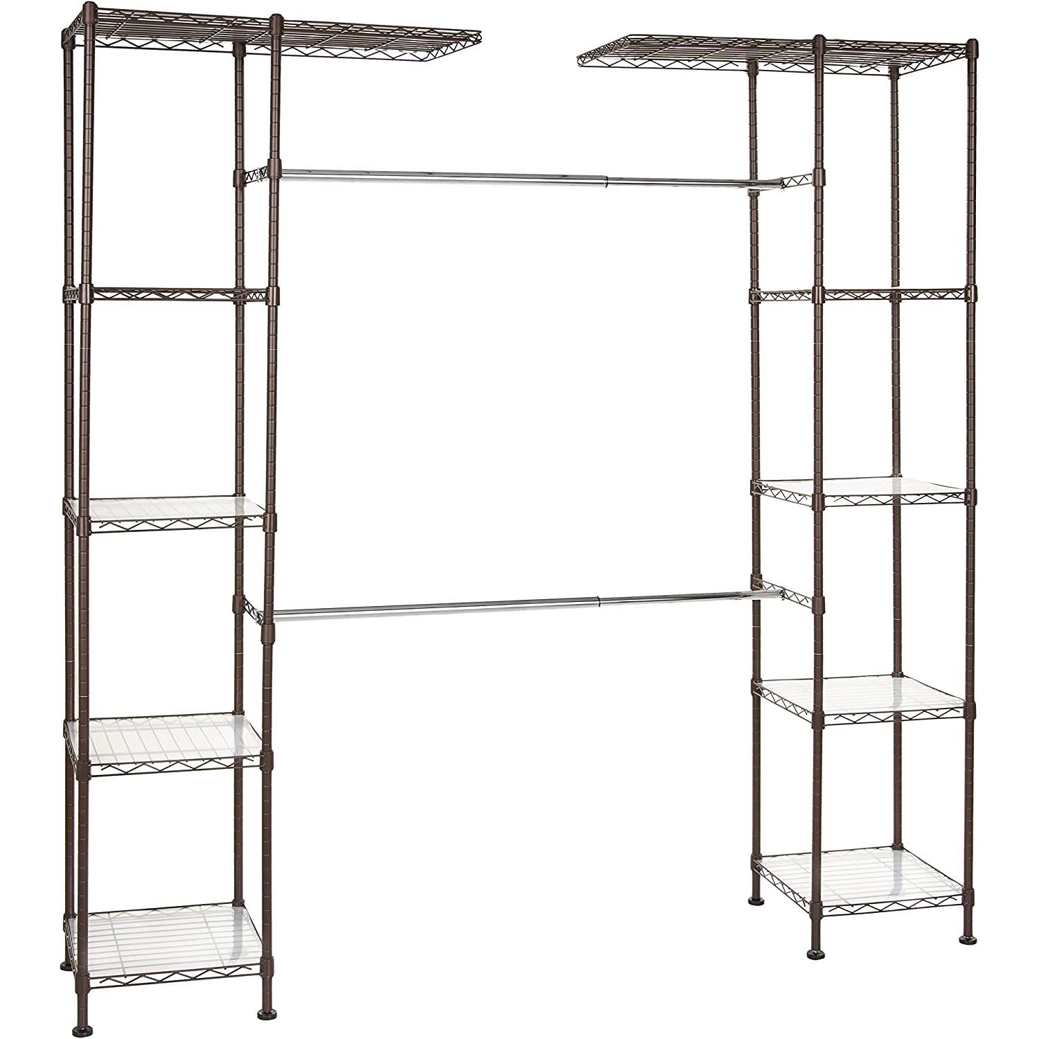 Amazon Basics Expandable Metal Hanging Storage Organizer Rack for $56.98 Shipped