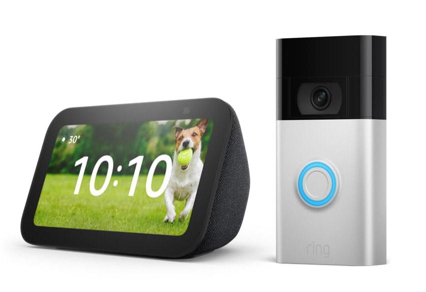 Ring Video 1080p HD Doorbell with Echo Show 5 3rd Gen for $64.99 Shipped